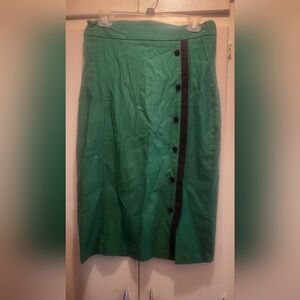 Rock Steady green pencil skirt 1X